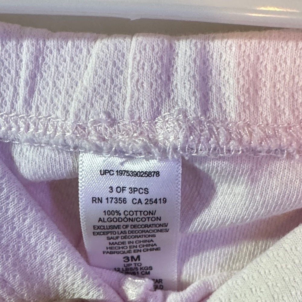 Baby Girl Pink 2 piece set with Floral Embroidery - Picture 11 of 12